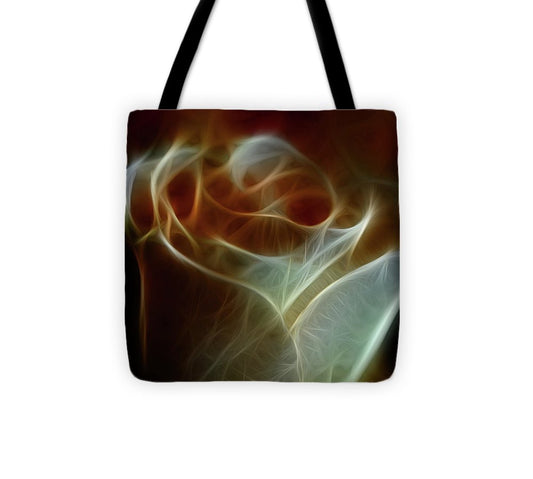 Cream and Amber Rose - Tote Bag