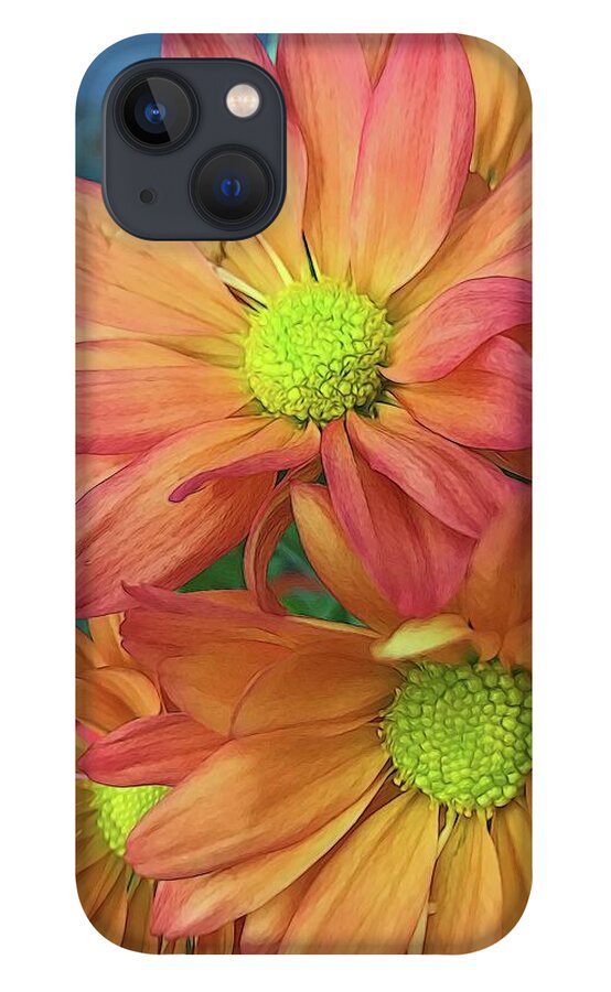 Cream and Pink Flowers Three - Phone Case