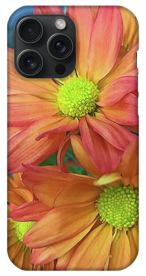 Cream and Pink Flowers Three - Phone Case