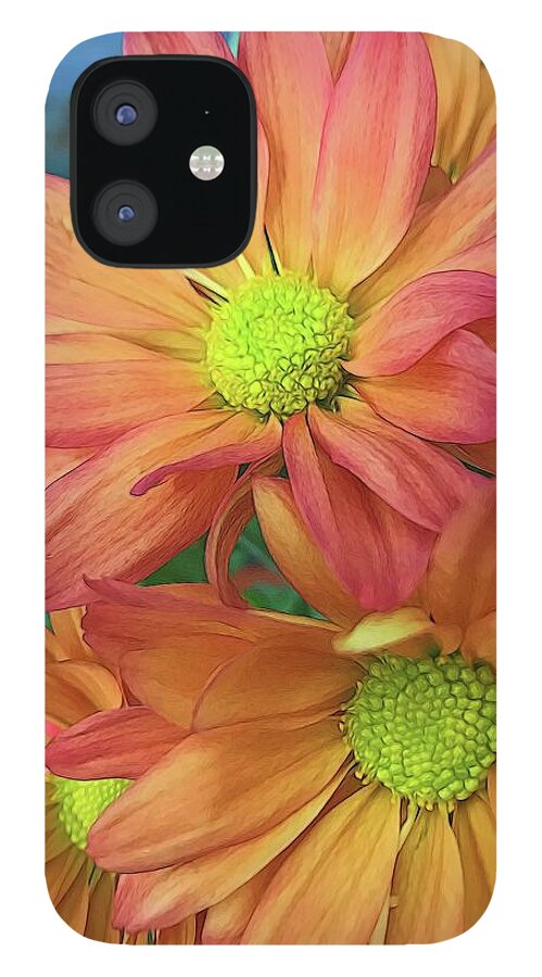 Cream and Pink Flowers Three - Phone Case