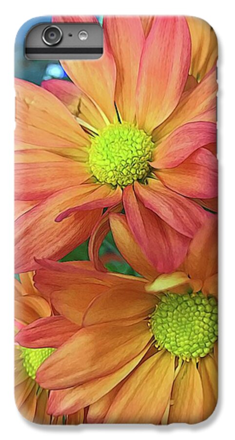 Cream and Pink Flowers Three - Phone Case