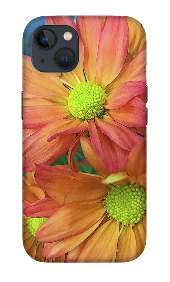 Cream and Pink Flowers Three - Phone Case