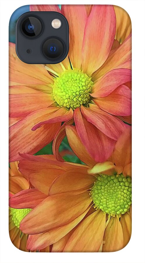 Cream and Pink Flowers Three - Phone Case