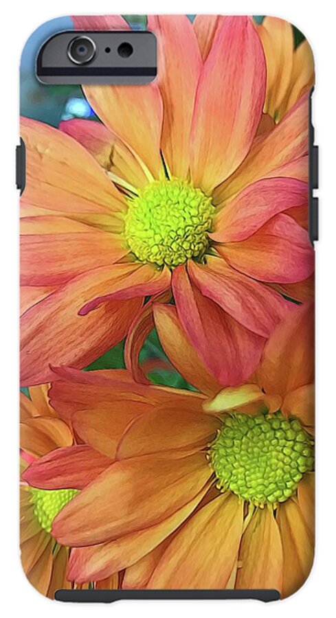 Cream and Pink Flowers Three - Phone Case