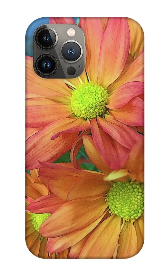 Cream and Pink Flowers Three - Phone Case