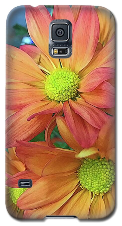 Cream and Pink Flowers Three - Phone Case