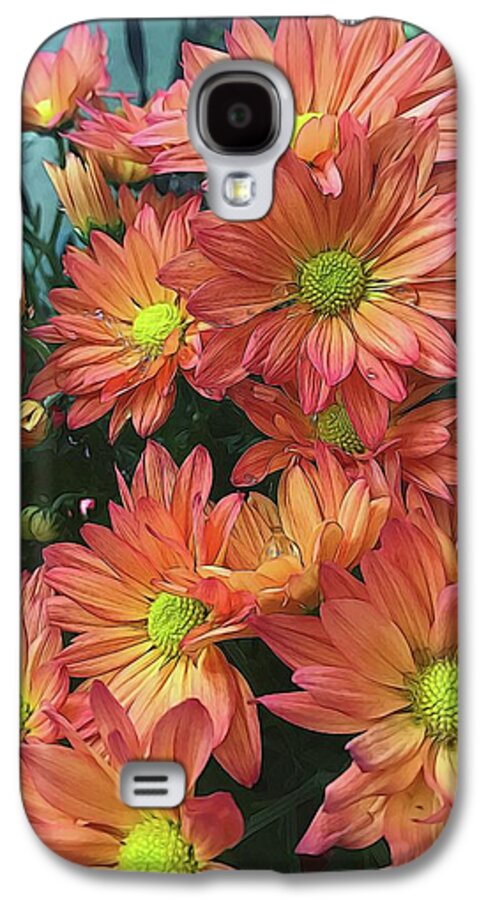 Cream and Pink watered Flowers - Phone Case