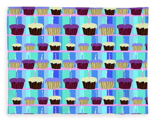 Cupcakes Pattern - Blanket