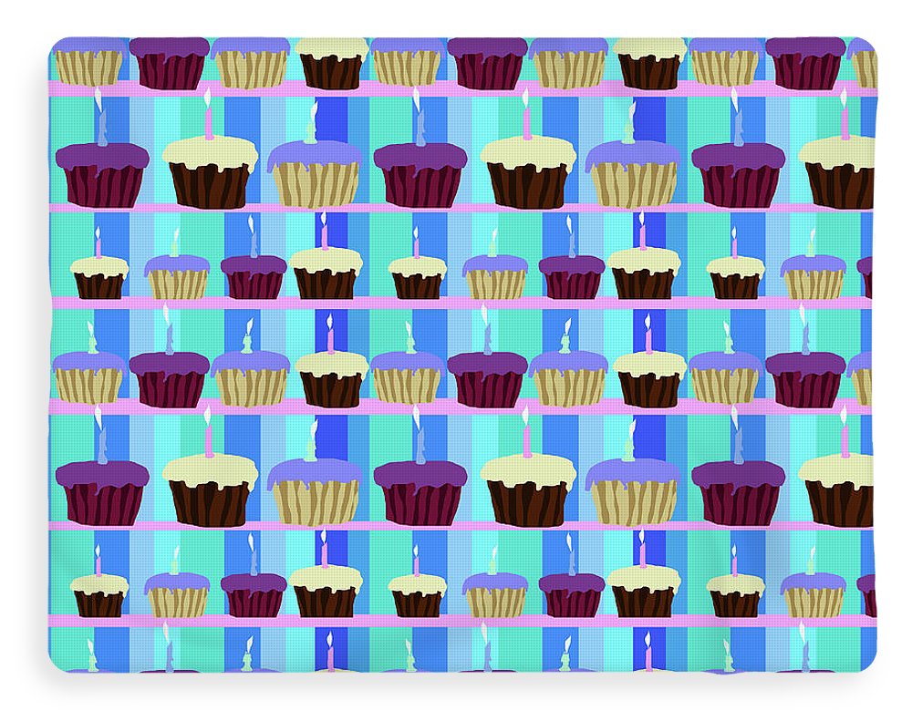 Cupcakes Pattern - Blanket