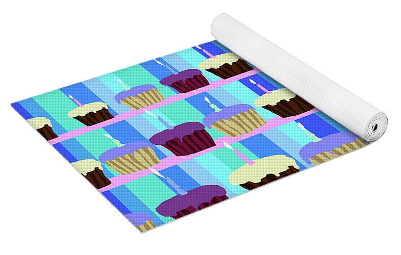 Cupcakes Pattern - Yoga Mat