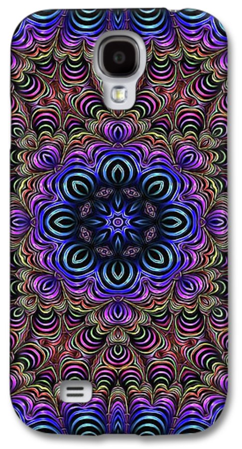 Curly Purple Fractal Kaleidoscope - Phone Case