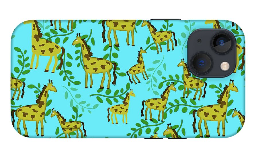 Cute Giraffes Pattern - Phone Case