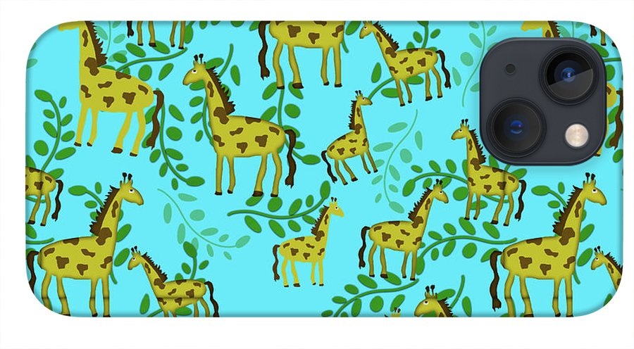 Cute Giraffes Pattern - Phone Case