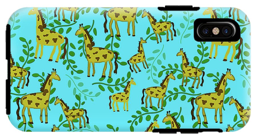 Cute Giraffes Pattern - Phone Case