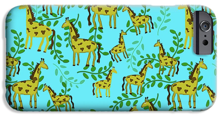 Cute Giraffes Pattern - Phone Case