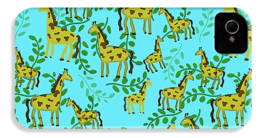 Cute Giraffes Pattern - Phone Case
