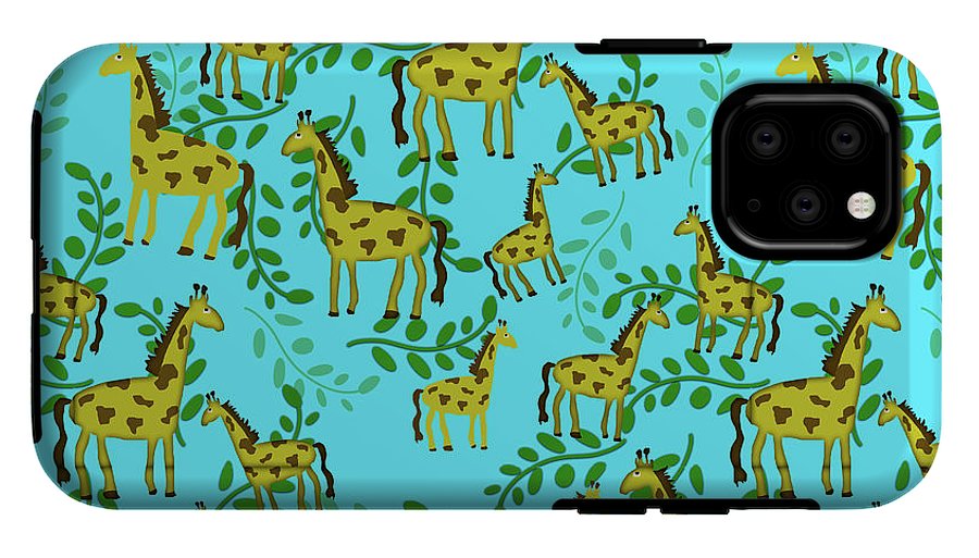 Cute Giraffes Pattern - Phone Case