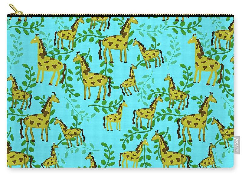 Cute Giraffes Pattern - Carry-All Pouch