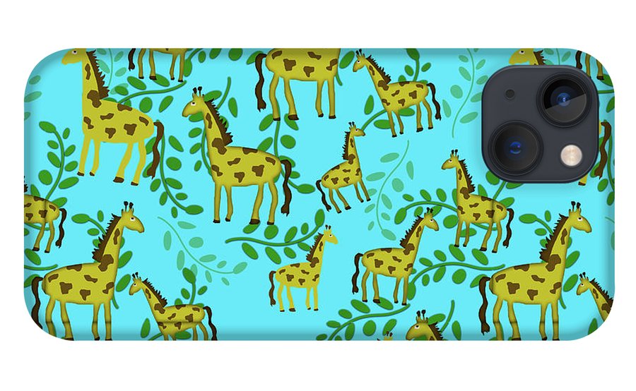 Cute Giraffes Pattern - Phone Case