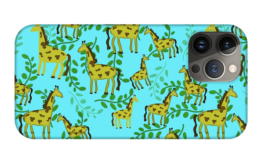 Cute Giraffes Pattern - Phone Case