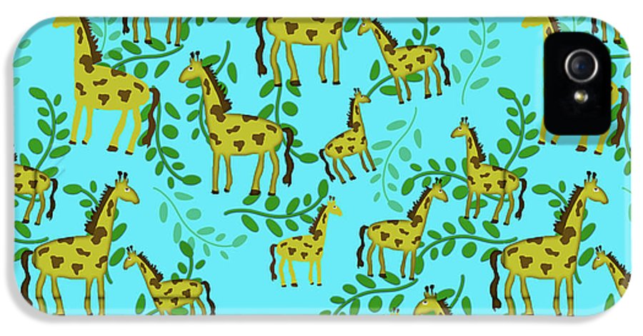 Cute Giraffes Pattern - Phone Case