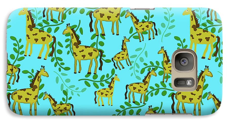 Cute Giraffes Pattern - Phone Case