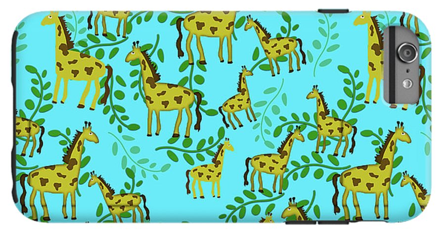 Cute Giraffes Pattern - Phone Case