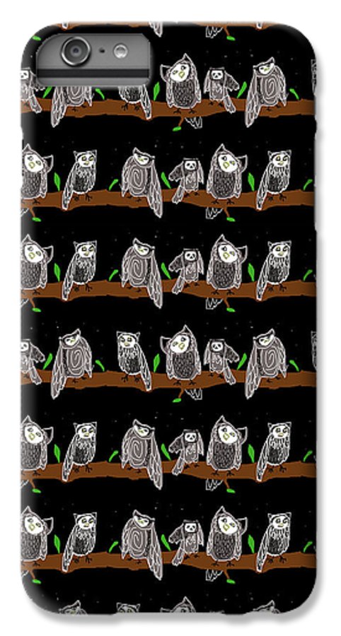 Cute Owls Pattern - Phone Case