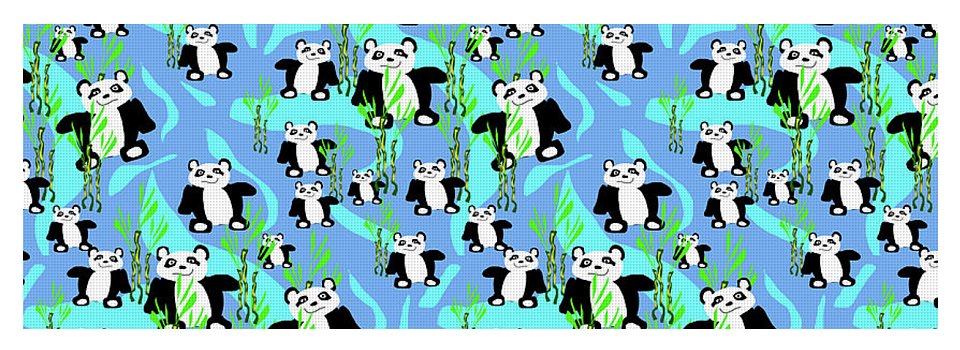 Cute Panda Bears Pattern - Yoga Mat