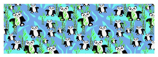 Cute Panda Bears Pattern - Yoga Mat