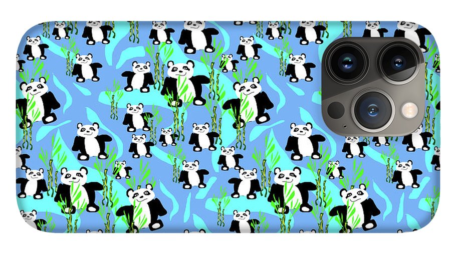 Cute Panda Bears Pattern - Phone Case