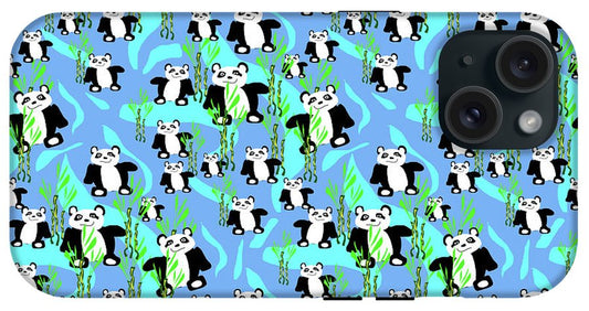Cute Panda Bears Pattern - Phone Case