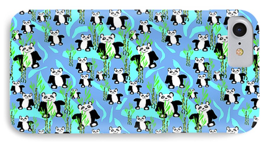 Cute Panda Bears Pattern - Phone Case