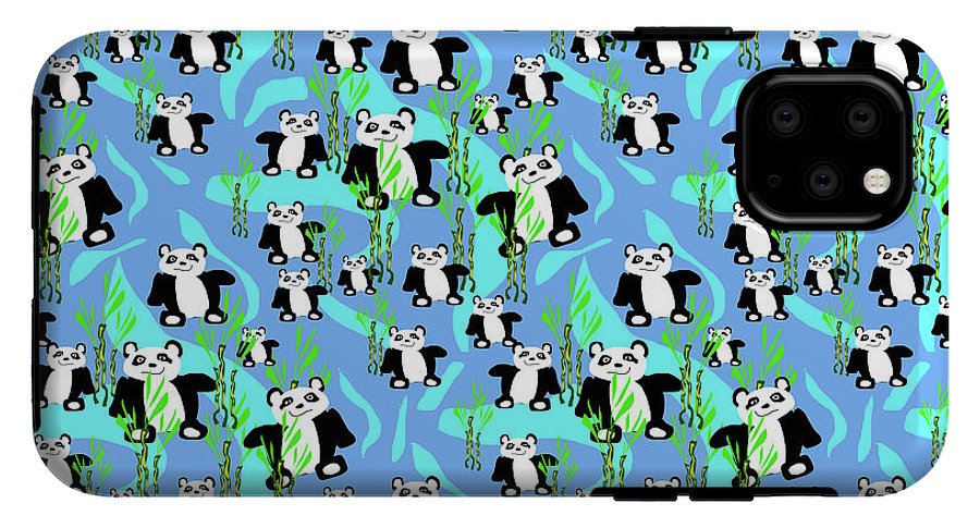 Cute Panda Bears Pattern - Phone Case