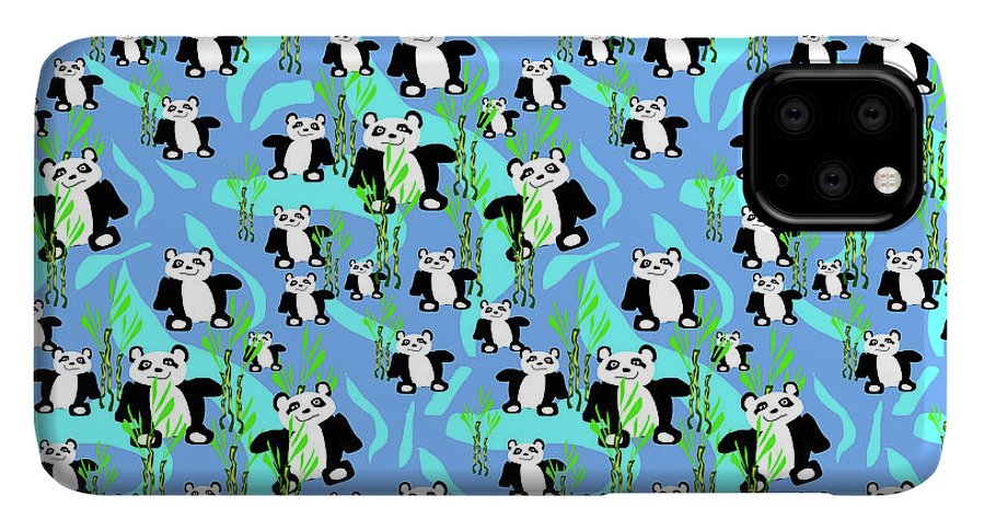 Cute Panda Bears Pattern - Phone Case