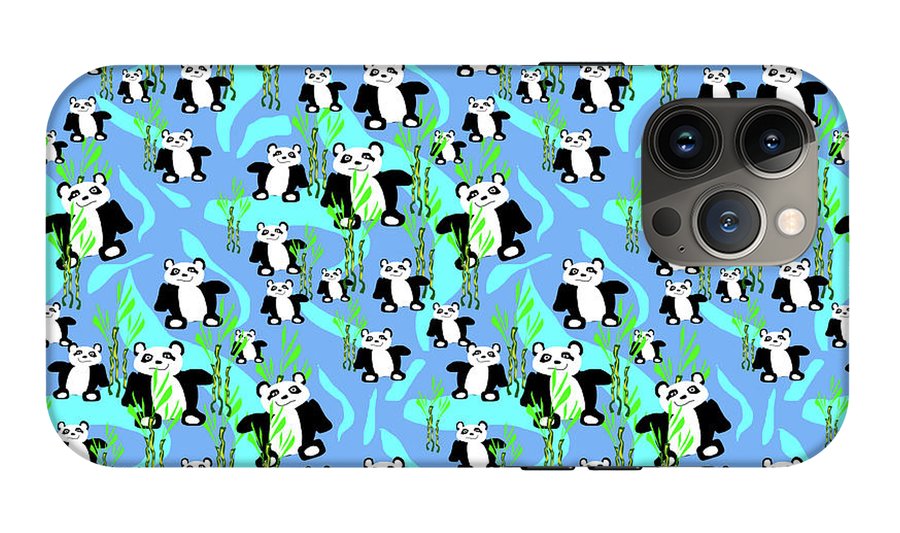 Cute Panda Bears Pattern - Phone Case