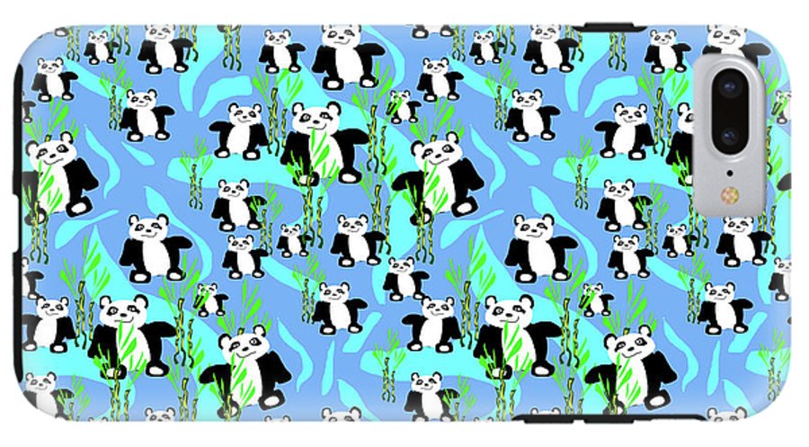 Cute Panda Bears Pattern - Phone Case