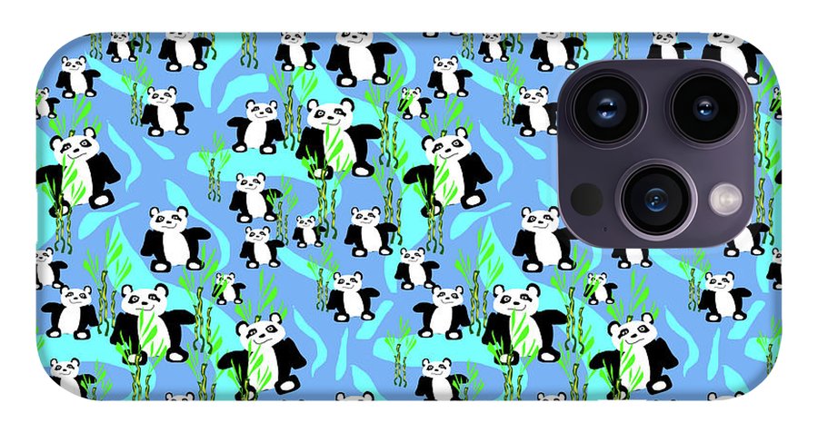 Cute Panda Bears Pattern - Phone Case