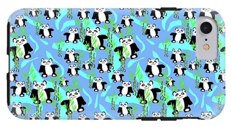 Cute Panda Bears Pattern - Phone Case