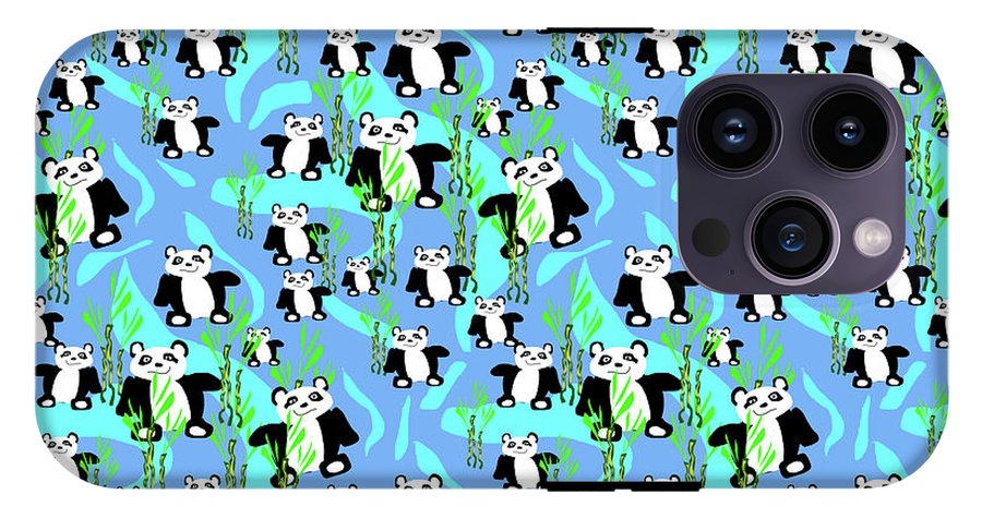 Cute Panda Bears Pattern - Phone Case