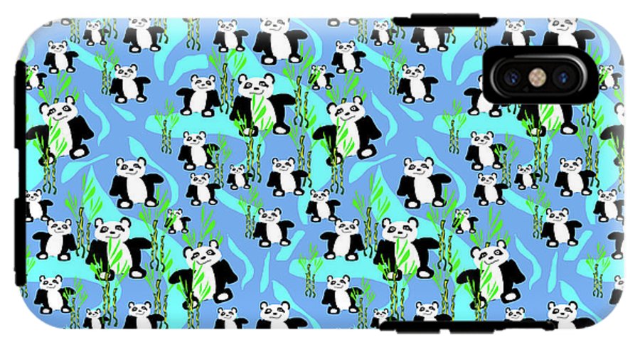 Cute Panda Bears Pattern - Phone Case