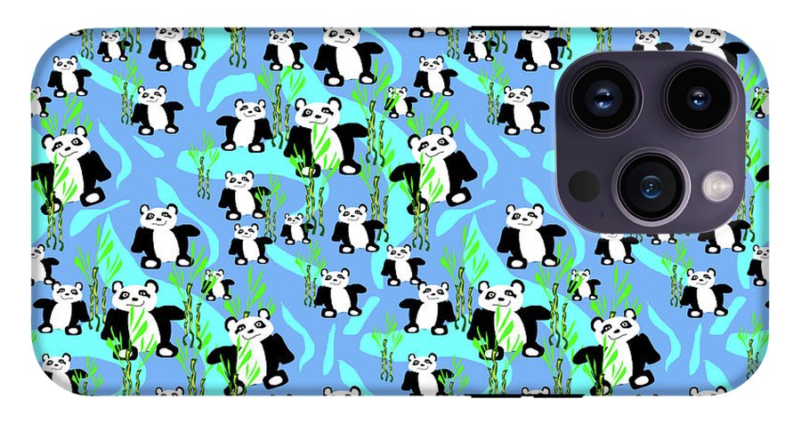 Cute Panda Bears Pattern - Phone Case