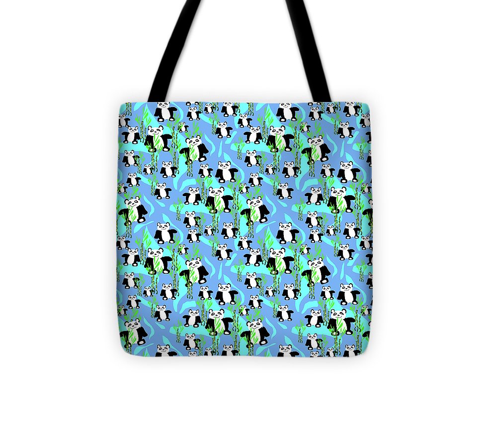Cute Panda Bears Pattern - Tote Bag