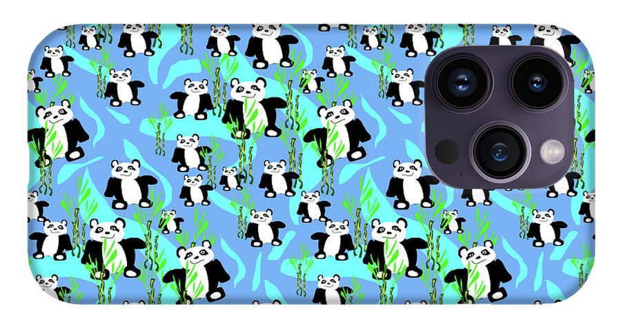 Cute Panda Bears Pattern - Phone Case