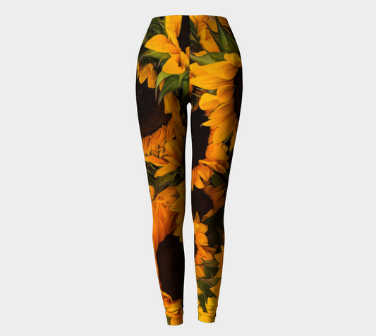 Sunflower Basket Leggings
