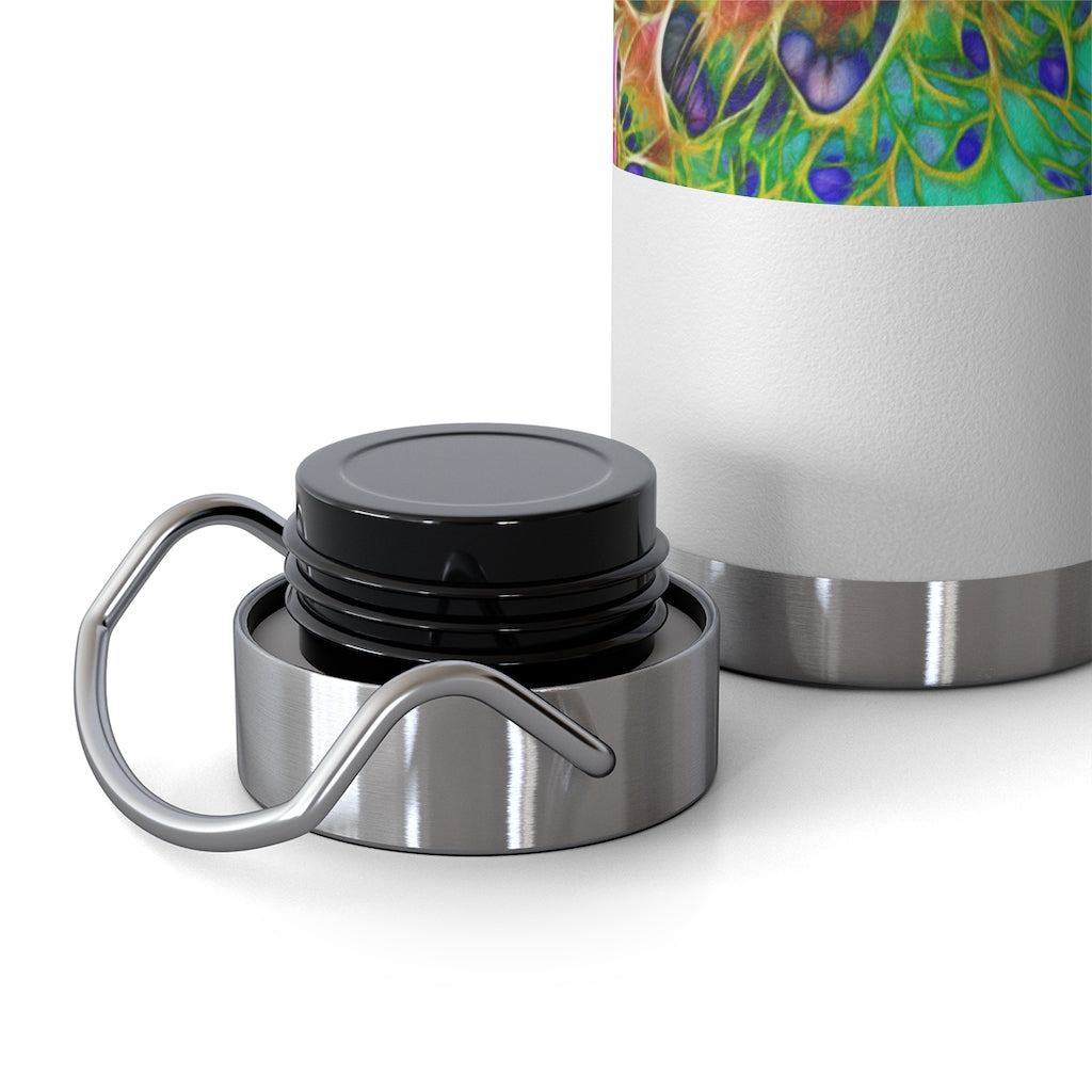 Peacock Chrysanthemum 22oz Vacuum Insulated Bottle