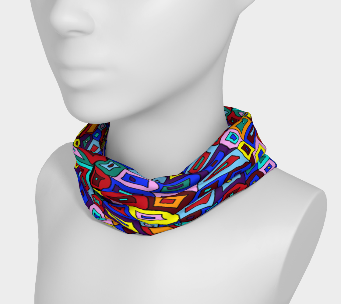 Wavy Squares Pattern Headband