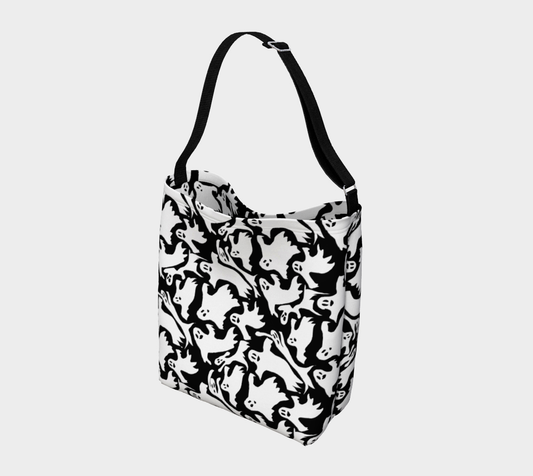 Ghosts Pattern Day Tote