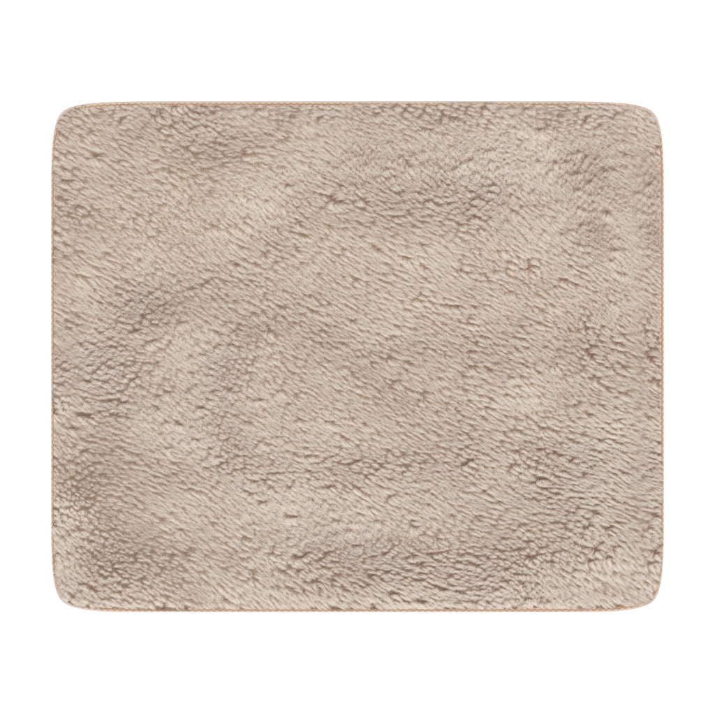 Fall Sidewalk Kenosha Tan Sherpa Blanket