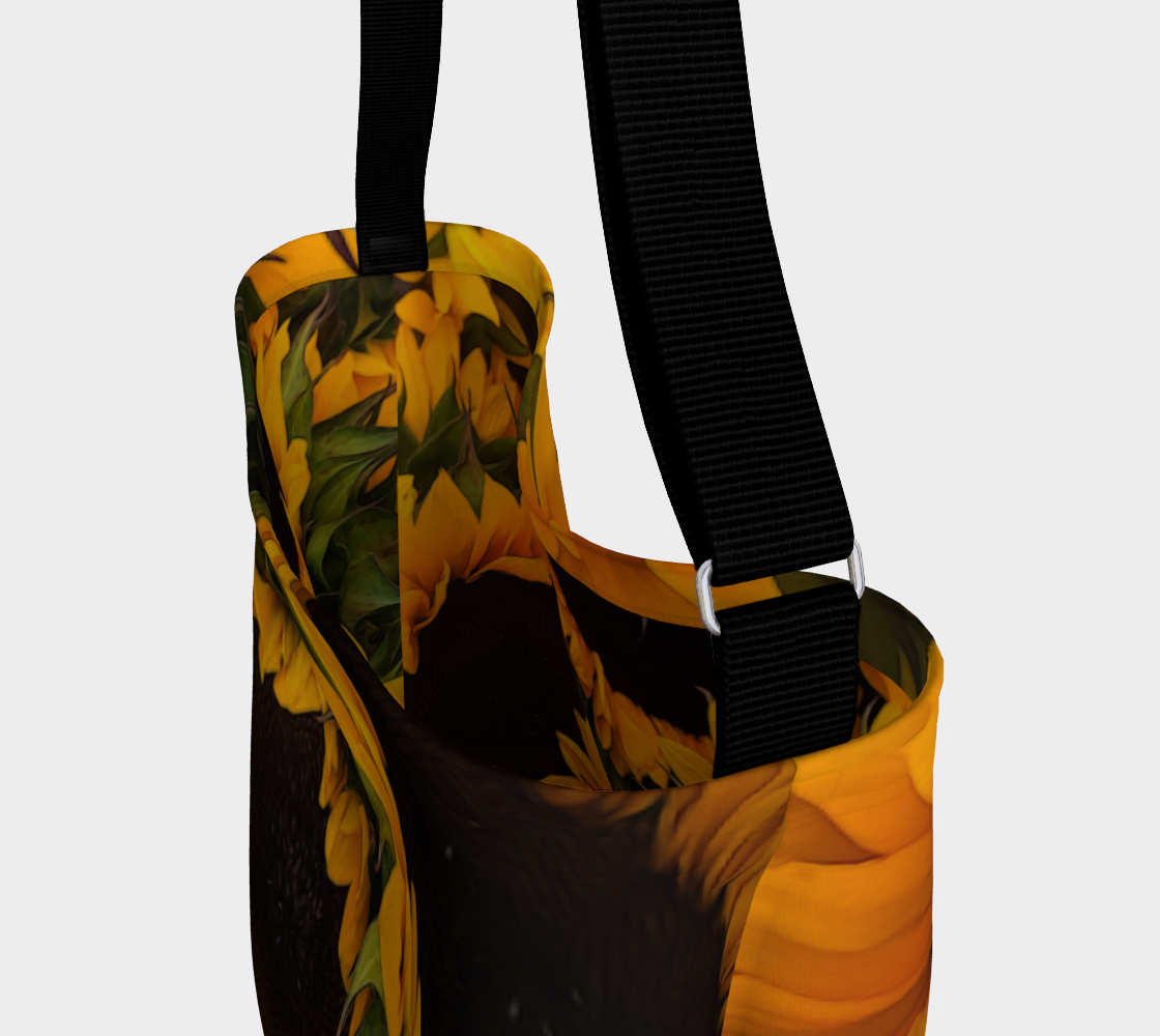 Sunflower Basket Day Tote